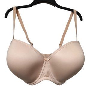 34M ELOMI Smoothing Strapless Bra Detachable Straps Beige EL4300SAH
